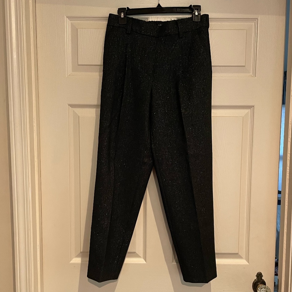 Black Shimmer Dress Pants